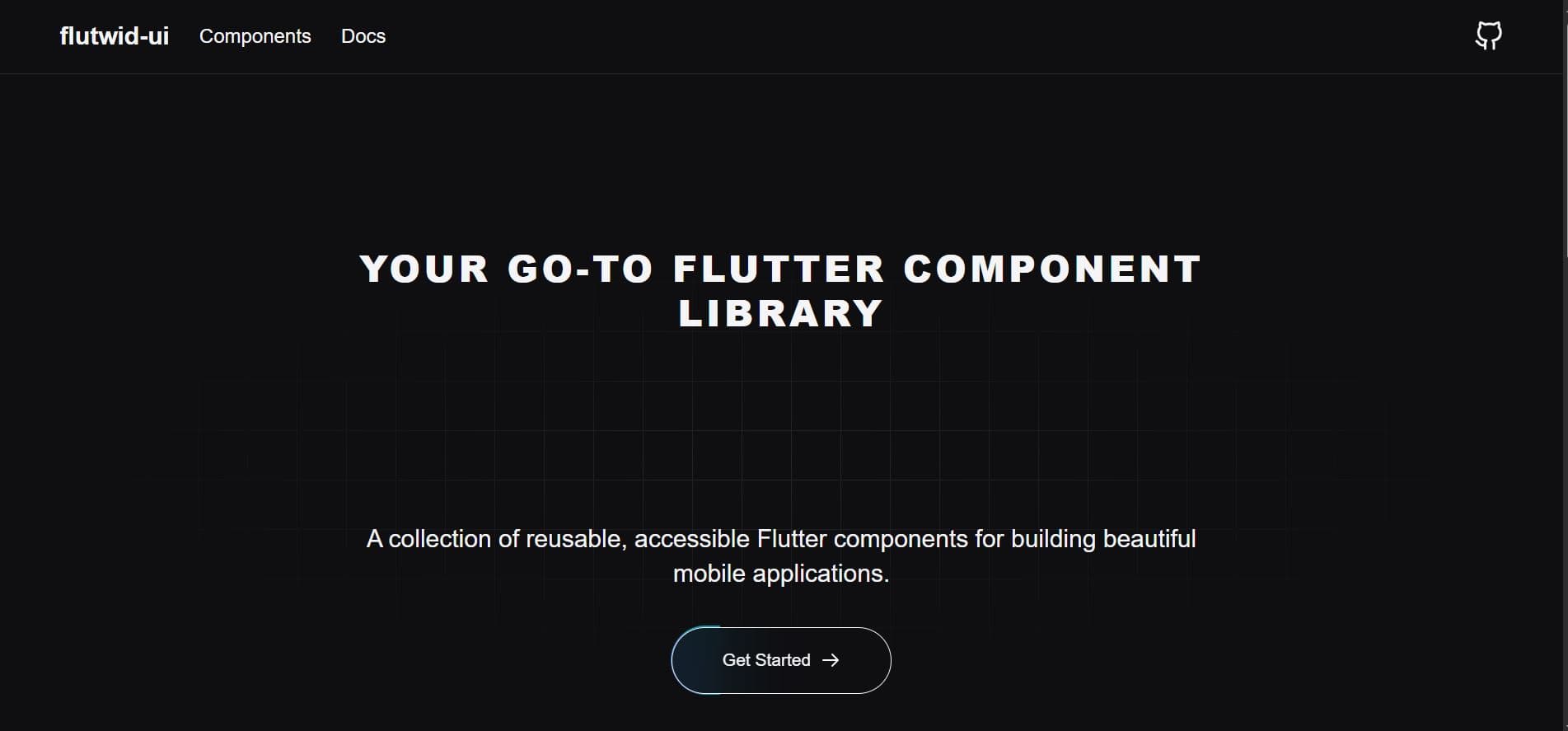 Flutter Widget Library